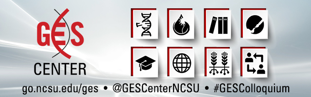 GES Center - go.ncsu.edu/ges • @GESCenterNCSU • #GESColloquium